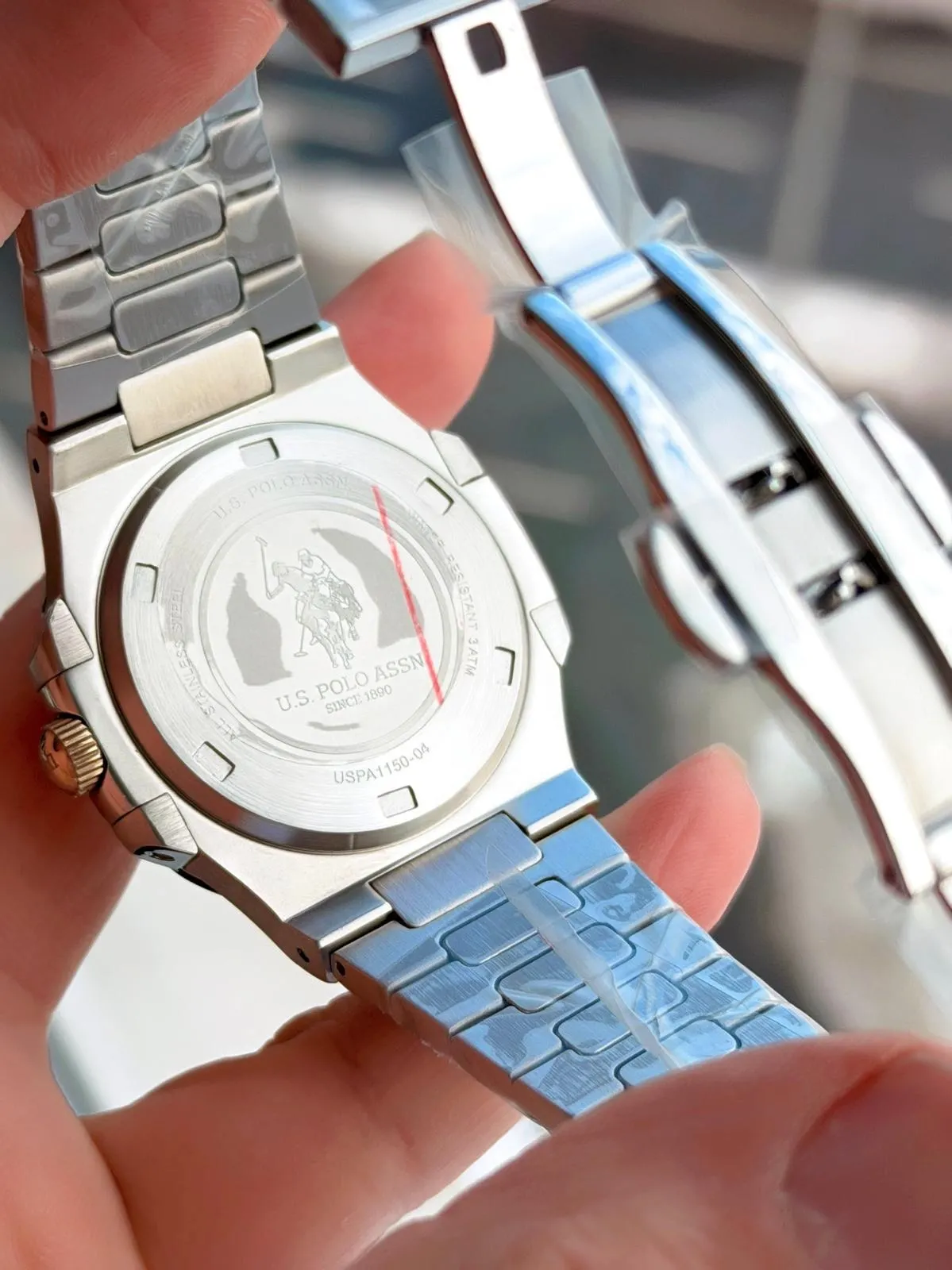 U.S.Polo Assn Çelik Kasa Ve Kordon 2 Yıl Garantili 3 Atm Suya Dayanıklı Erkek Kol Saati E.PA1150-03