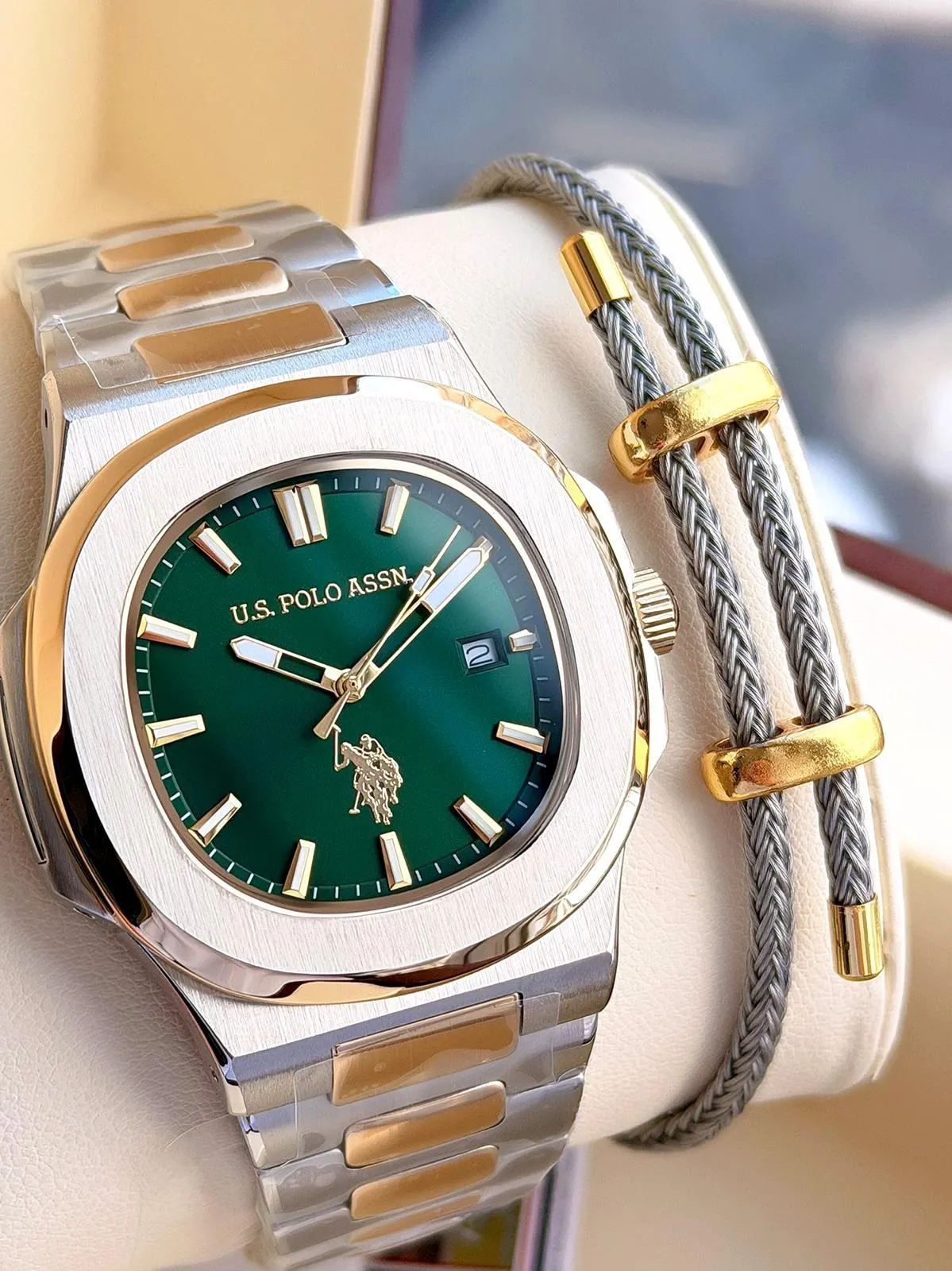 U.S.Polo Assn Çelik Kasa Ve Kordon 2 Yıl Garantili 3 Atm Suya Dayanıklı Erkek Kol Saati E.PA1150-04