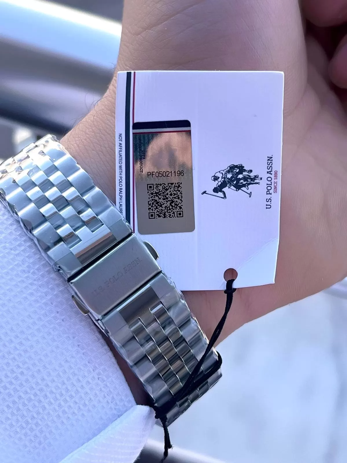 U.S.Polo Assn Çelik Kasa Ve Kordon 2 Yıl Garantili 3 Atm Suya Dayanıklı Erkek Kol Saati FS1096.02