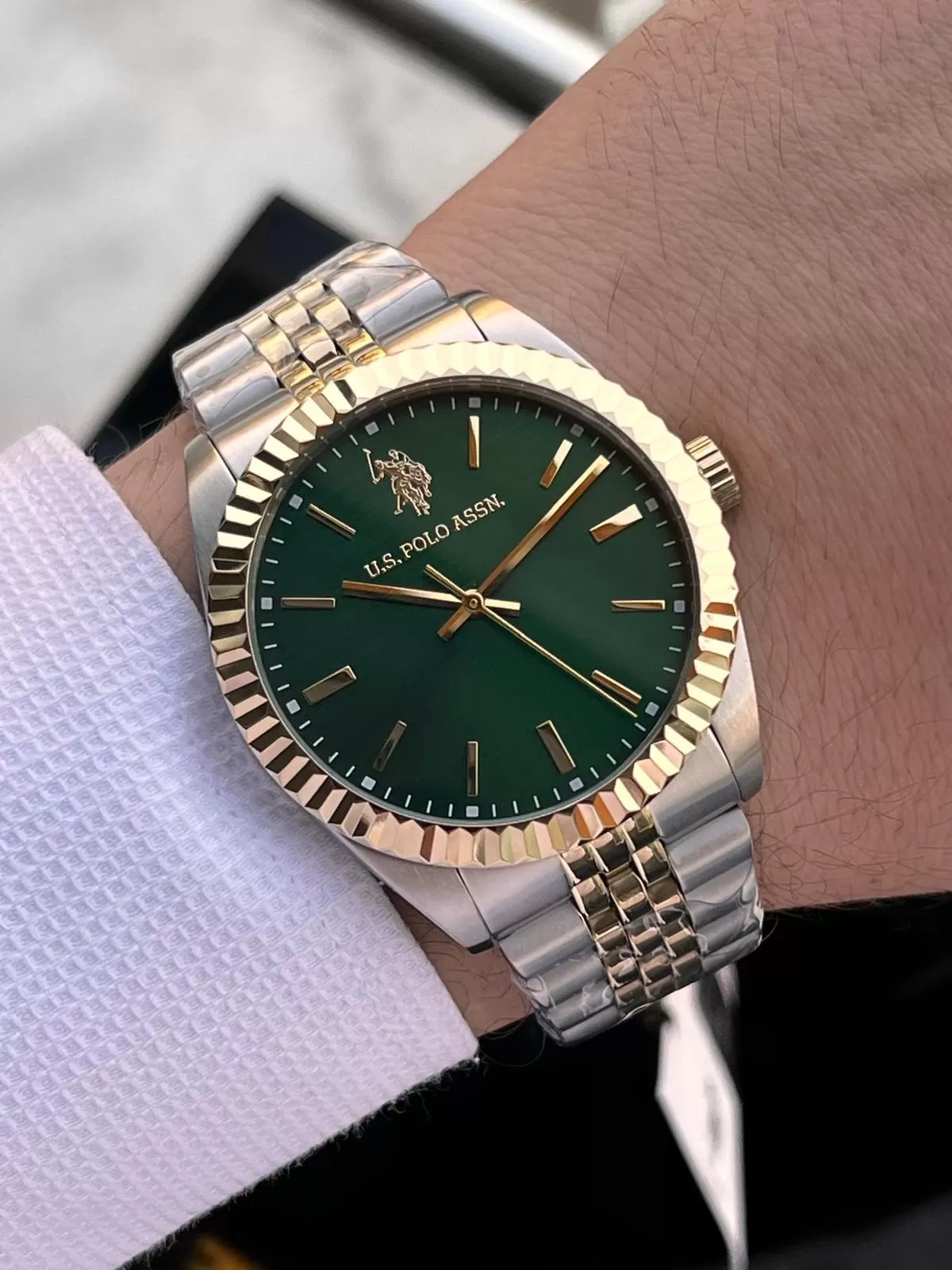 U.S.Polo Assn Çelik Kasa Ve Kordon 2 Yıl Garantili 5 Atm Suya Dayanıklı Erkek Kol Saati E.USP1111-01