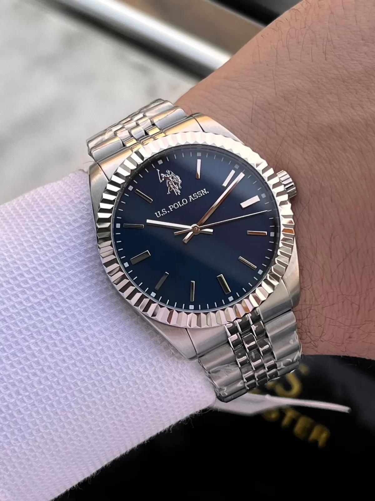 U.S.Polo Assn Çelik Kasa Ve Kordon 2 Yıl Garantili 5 Atm Suya Dayanıklı Erkek Kol Saati E.USP1111-02
