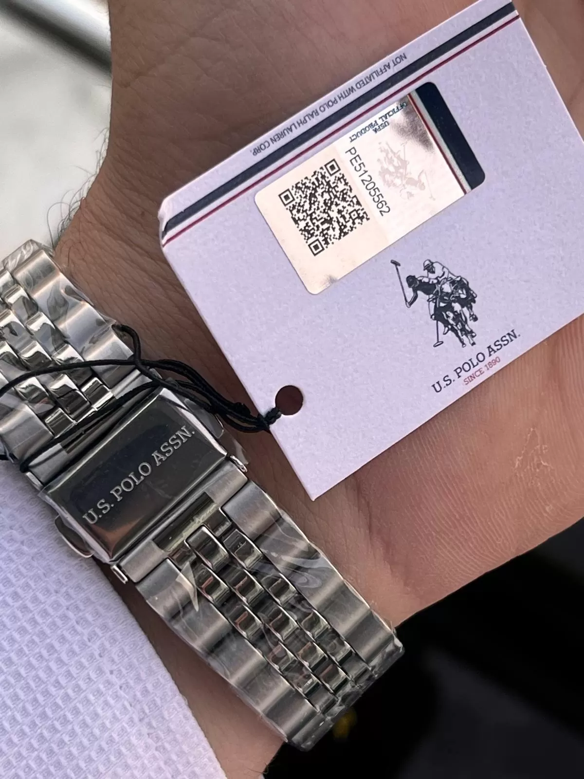 U.S.Polo Assn Çelik Kasa Ve Kordon 2 Yıl Garantili 5 Atm Suya Dayanıklı Erkek Kol Saati E.USP1111-02
