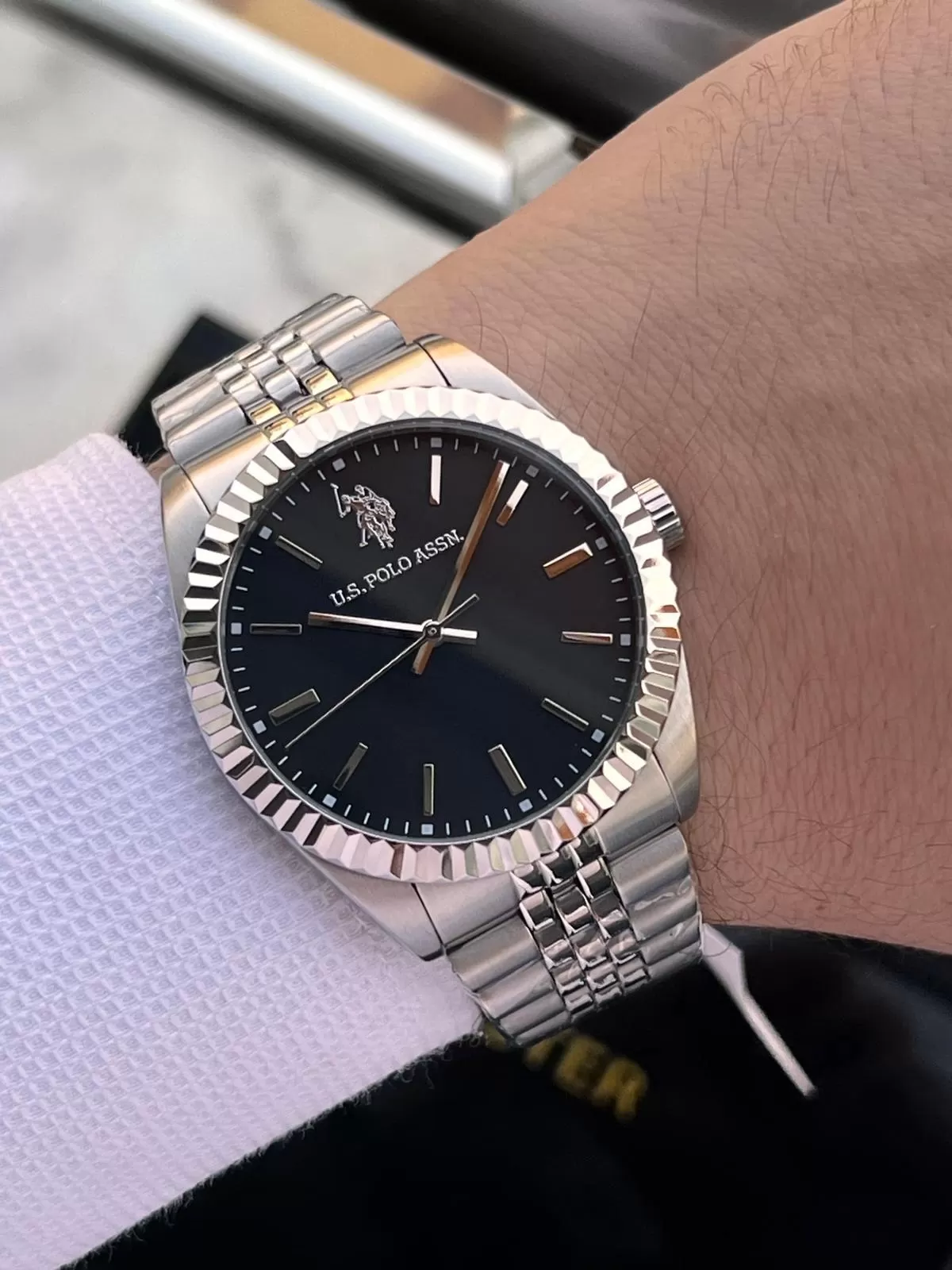 U.S.Polo Assn Çelik Kasa Ve Kordon 2 Yıl Garantili 5 Atm Suya Dayanıklı Erkek Kol Saati E.USP1111-05