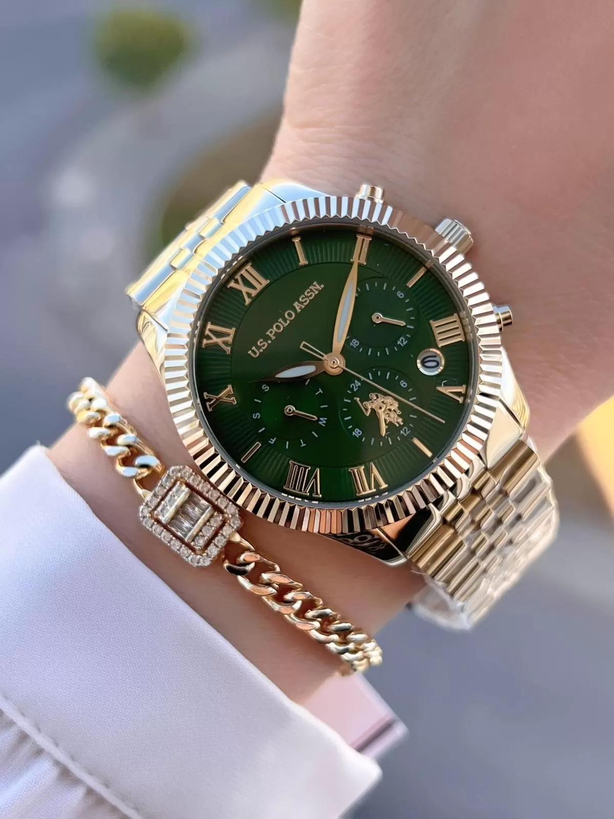 U.s.Polo Assn Çelik Kordon İç Fonksiyonları Aktif 5 Atm 2 Yıl Garantili Kadın Kol Saati UA.2040.S05