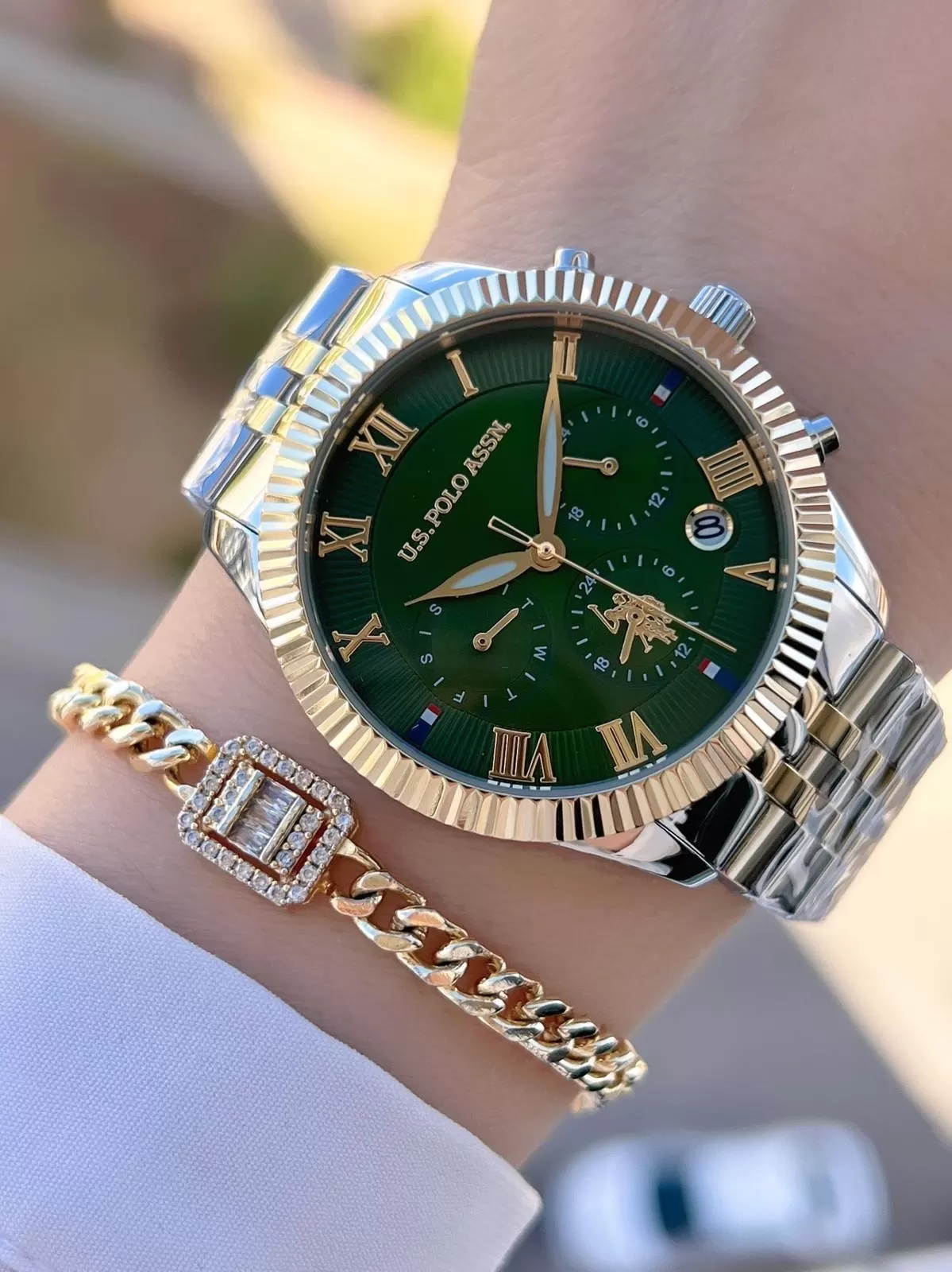 U.s.Polo Assn Çelik Kordon İç Fonksiyonları Aktif 5 Atm 2 Yıl Garantili Kadın Kol Saati UA.2040.S08