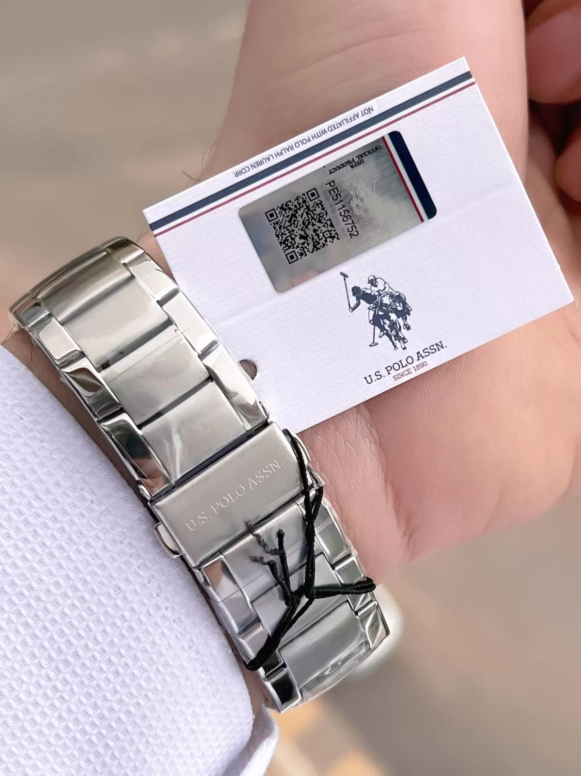 U.S.Polo Assn Çelik Kordon İç Fonksiyonları Aktif 5 Atm Suya Dayanıklı Erkek Kol Saati USPA.FS1014.01