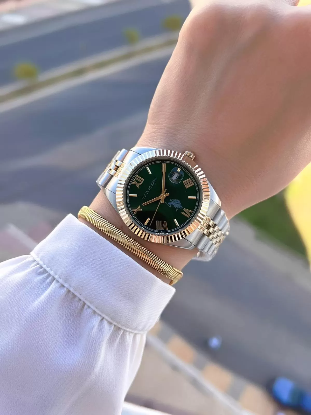 U.S.Polo Assn. Çelik Kordon Ve Kasa Kararma Renk Atma Yapmaz 2 Yıl Garantili Kadın Kol Saati MDL.04