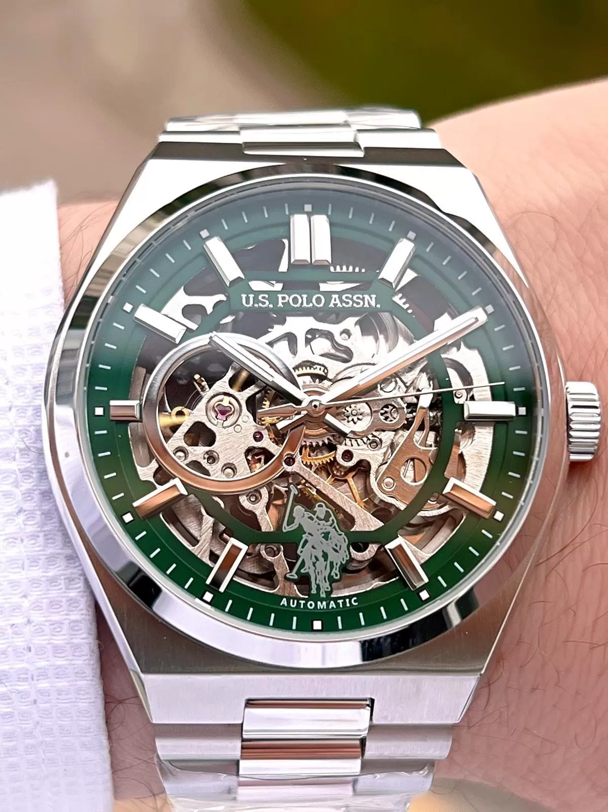 U.S.Polo Assn Otomatik Mekanizmalı Çelik Kasa&Kordonlu 2 Yıl Garantli Erkek Kol Saati USPA.FS1115.4
