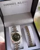 Daniel Klein Vip Seri Çelik Kordon Ve Çelik Bileklik Hediyeli 2 Yıl Garantili Cift Saati CF.10887C3