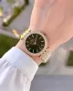 Ferro Çelik Kordon Taşlı Kasa İTALIAN DESIGN  2 Yıl Garantili Kadın Kol Saati+Bileklik EFL21449-B6