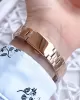 Ferro Rose Gold Renk 3 Atm Suya Dayanıklı Çelik Kordon Özel Tasarım Kadın Kol Saati BF21099AWT-C