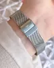 FERRO Silver Hasır Kordonlu Renk Atmaz 30 Metre Suya Dayanıklı Özel Tasarım Kadın KolSaati 21152
