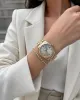 Ferrucci Kadın Kol Saati+Bileklik Özel Seri Çelik Kordon Kararma Renk Atma Yapmaz BİLEKTE.F.07.3