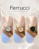 Ferrucci Küçük Vintage Kasa Çelik Kordon 2 Yıl Garantili 3 Atm Kadın Kol Saati+Bileklik BFC.03768.3