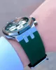 FRC.1.512 Ferrucci Yeni Sezon Yeşil Kadran 30 mt Suya Dayanıklı Silikon Kordon Erkek Kol Saati