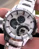 Joefox Çelik Kordon Dijital Ve Analog 2 Yıl Garantili 3 Atm Suya Dayanıklı Erkek Kol Saati JOE.CL03