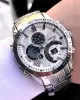 Joefox Çelik Kordon Dijital Ve Analog 2 Yıl Garantili 3 Atm Suya Dayanıklı Erkek Kol Saati JOE.CL03