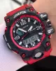 Joefox Digital Ve Analog 2 Yıl Garantili Kronmetre+Takvim+Alarm+Aydınlatma Erkek Kol Saati JOE.BK18