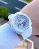 Joefox G-SHOCK Kasa Beyaz Digital/Analog 5 Atm Suya Dayanıklı 2 Yıl Garantili Spor Kol Saati J-GS21