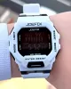 Joefox G-SHOCK Kasa Beyaz/Siyah Digital 5 Atm Suya Dayanıklı 2 Yıl Garantili Spor Kol Saati J-GS012