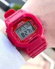 Joefox G-SHOCK Kasa Kırmızı Digital 5 Atm Suya Dayanıklı 2 Yıl Garantili Spor Kol Saati J-GS12