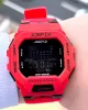 Joefox G-SHOCK Kasa Kırmızı/Siyah Digital 5 Atm Suya Dayanıklı 2 Yıl Garantili Spor Kol Saati J-GS01