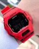 Joefox G-SHOCK Kasa Kırmızı/Siyah Digital 5 Atm Suya Dayanıklı 2 Yıl Garantili Spor Kol Saati J-GS01