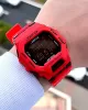 Joefox G-SHOCK Kasa Kırmızı/Siyah Digital 5 Atm Suya Dayanıklı 2 Yıl Garantili Spor Kol Saati J-GS01