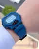 Joefox G-SHOCK Kasa Lacivert/Siyah Digital 5Atm Suya Dayanıklı 2 Yıl Garantili Spor Kol Saati J-GS04