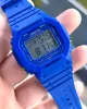 Joefox G-SHOCK Kasa Lacivert/Siyah Digital 5Atm Suya Dayanıklı 2 Yıl Garantili Spor Kol Saati J-GS05