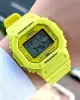 Joefox G-SHOCK Kasa Sarı Digital 5 Atm Suya Dayanıklı 2 Yıl Garantili Spor Kol Saati J-GS14