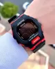 Joefox G-SHOCK Kasa Siyah/Kırmızı Digital 5 Atm Suya Dayanıklı 2 Yıl Garantili Spor Kol Saati J-GS10