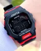 Joefox G-SHOCK Kasa Siyah/Kırmızı Digital 5 Atm Suya Dayanıklı 2 Yıl Garantili Spor Kol Saati J-GS10