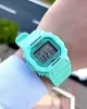 Joefox G-SHOCK Kasa Turkuaz Digital 5 Atm Suya Dayanıklı 2 Yıl Garantili Spor Kol Saati J-GS15