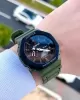 Joefox G-SHOCK Kasa Yeşil Dijital/Analog 5 Atm Suya Dayanıklı 2 Yıl Garantili Spor Kol Saati J-GS25