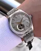 Quantum Otomatik Mekanizma Sapphire Cizilmez Cam Çelik Kordon 10 Atm Erkek Kol Saat EMG.1207.570