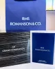 RM1517.02 RMS Romanson Grandmaster Özel Seri Kararmaz Renk Atmaz 5 Atm 48 mm Erkek Kol Saati