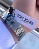 Tom Jones Çelik Kordon 3 Atm Suya Dayanıklı 2 Yıl Garantili Erkek Kol Saati+Bileklik TJE1.10044.3