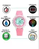 Captiva Digital 30 mt Suya Dayanıklı Işıklı Alarmlı Kronometreli Takvimli Silikon Kordonlu Çoçuk Kol Saati