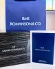 RMS.113 Romanson Özel Seri Takım Elbiseye Özel Tasarım Damat & Nişan Saati  Kararmaz Renk Atmaz