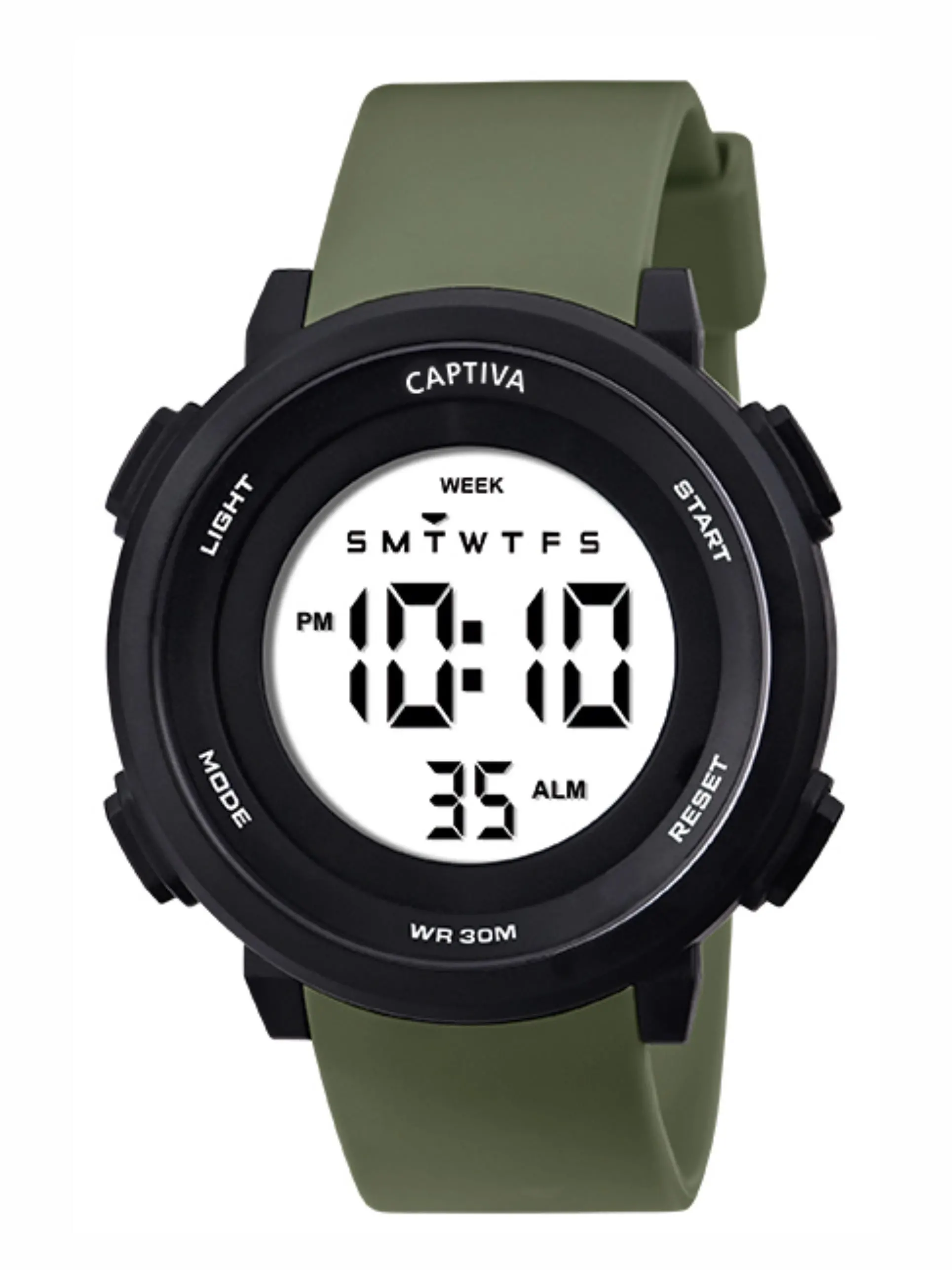 Captiva Digital 3 Atm Suya Dayanıklı Işık+Alarm+Kronometre+Takvimli Çoçuk Kol Saati CP.YN001M3