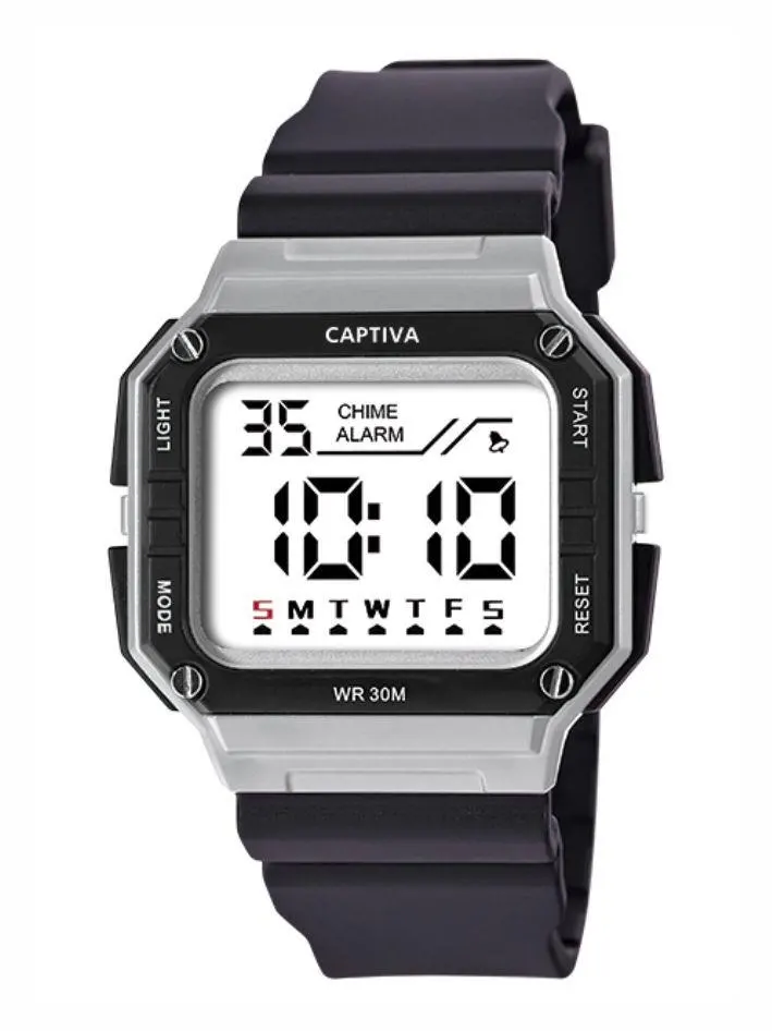 Captiva Digital 3 Atm Suya Dayanıklı Işık+Alarm+Kronometre+Takvimli Çoçuk Kol Saati CP.YN.25.06