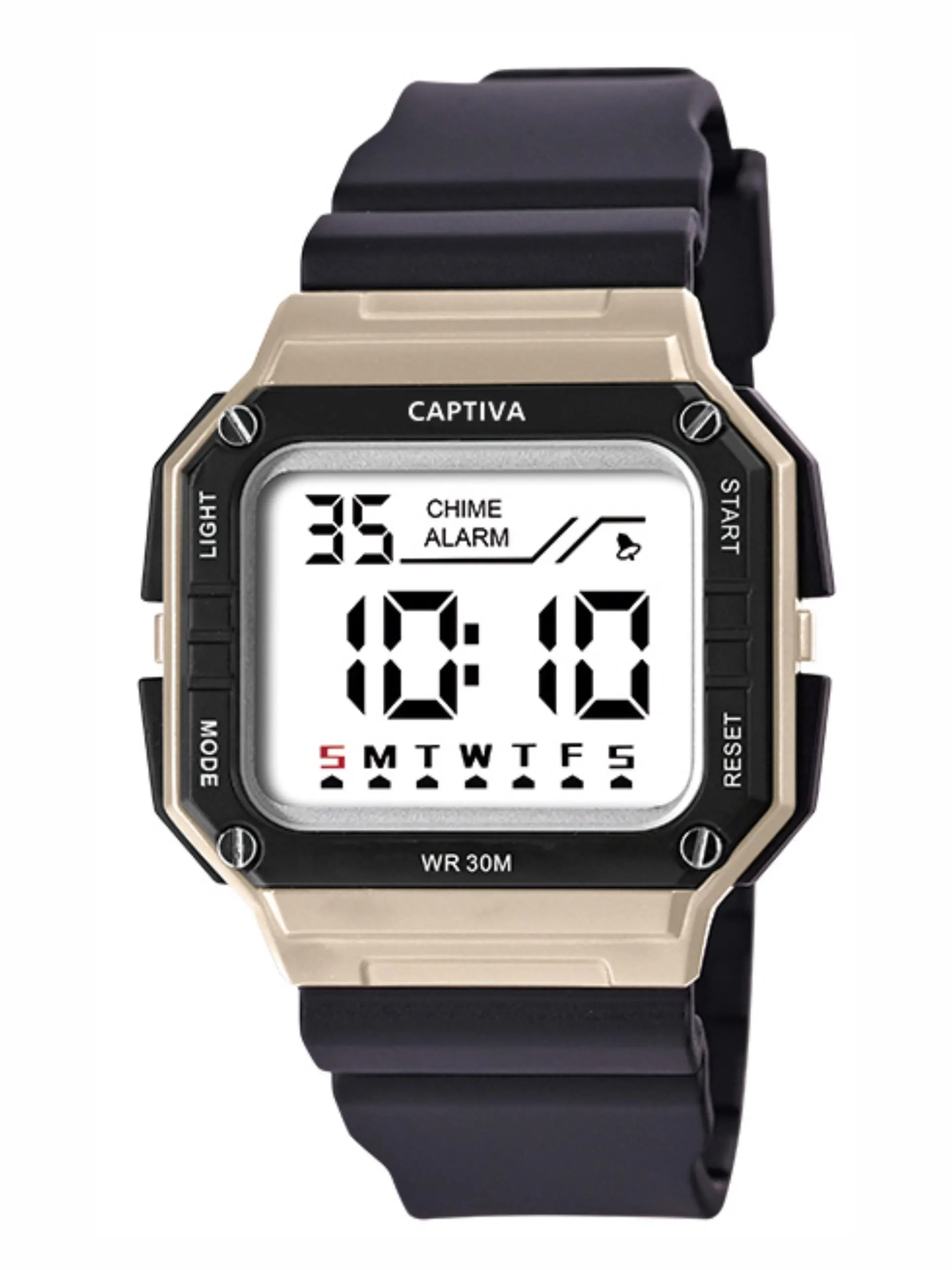 Captiva Digital 3 Atm Suya Dayanıklı Işık+Alarm+Kronometre+Takvimli Çoçuk Kol Saati CP.YN.26.M1