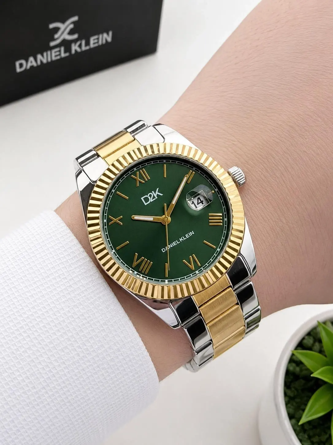 Daniel Klein 2 Yıl Garantili Takvimli Kadran 3 Atm Suya Dayanıklı Erkek Kol Saati EDK.14492.7
