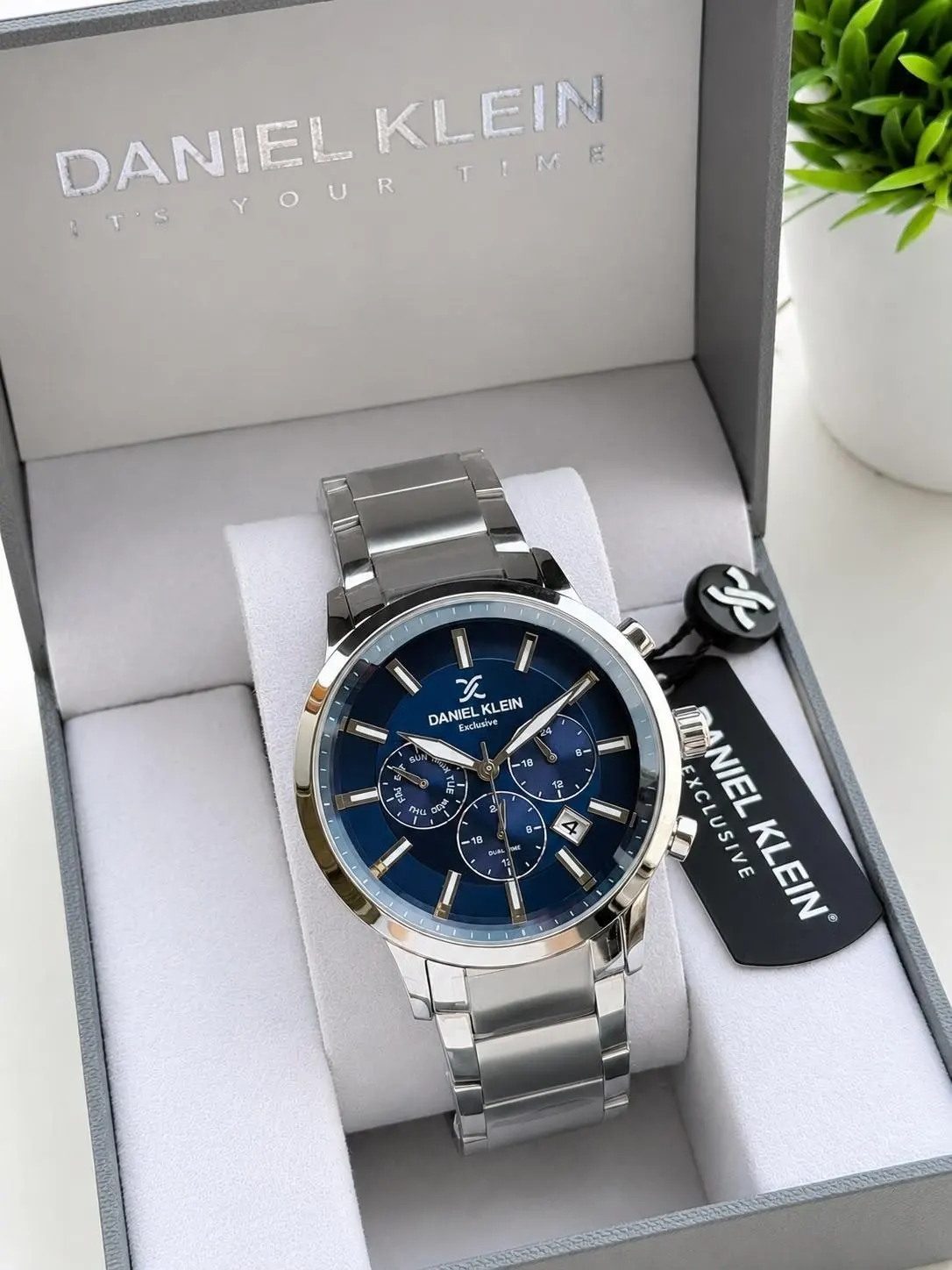 Daniel Klein Damat Ve Takım Elbiseye Özel 2 Yıl Garantili Çelik Kordon Erkek Kol Saati VS.BLKT.1062
