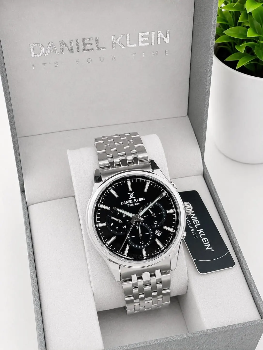 Daniel Klein Damat Ve Takım Elbiseye Özel 2 Yıl Garantili Çelik Kordon Erkek Kol Saati VS.BLKT.1066