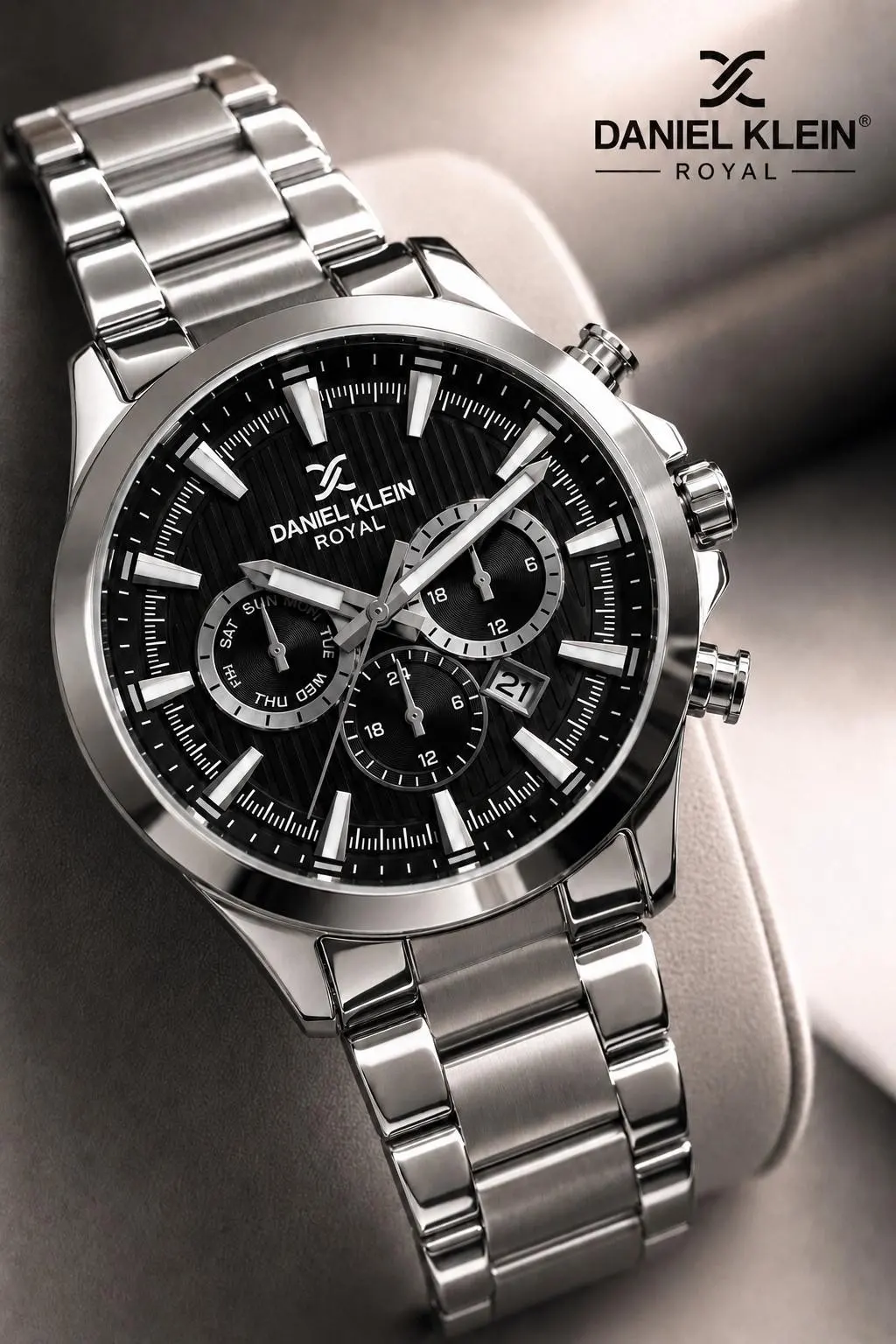 Daniel Klein Premium Çelik Kordon 2 Yıl Garantili 3 Atm Suya Dayanıklı Erkek Kol Saati EDK.R11095.2