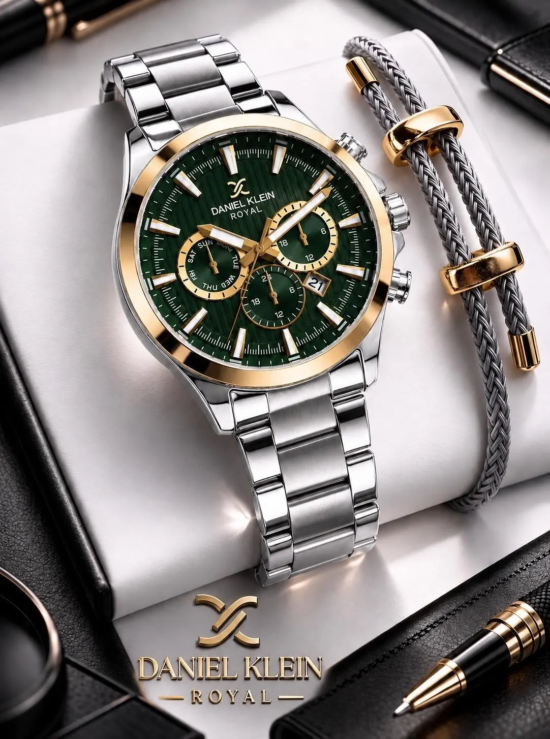 Daniel Klein Premium Çelik Kordon 2 Yıl Garantili 3 Atm Suya Dayanıklı Erkek Kol Saati EDK.R11095.4
