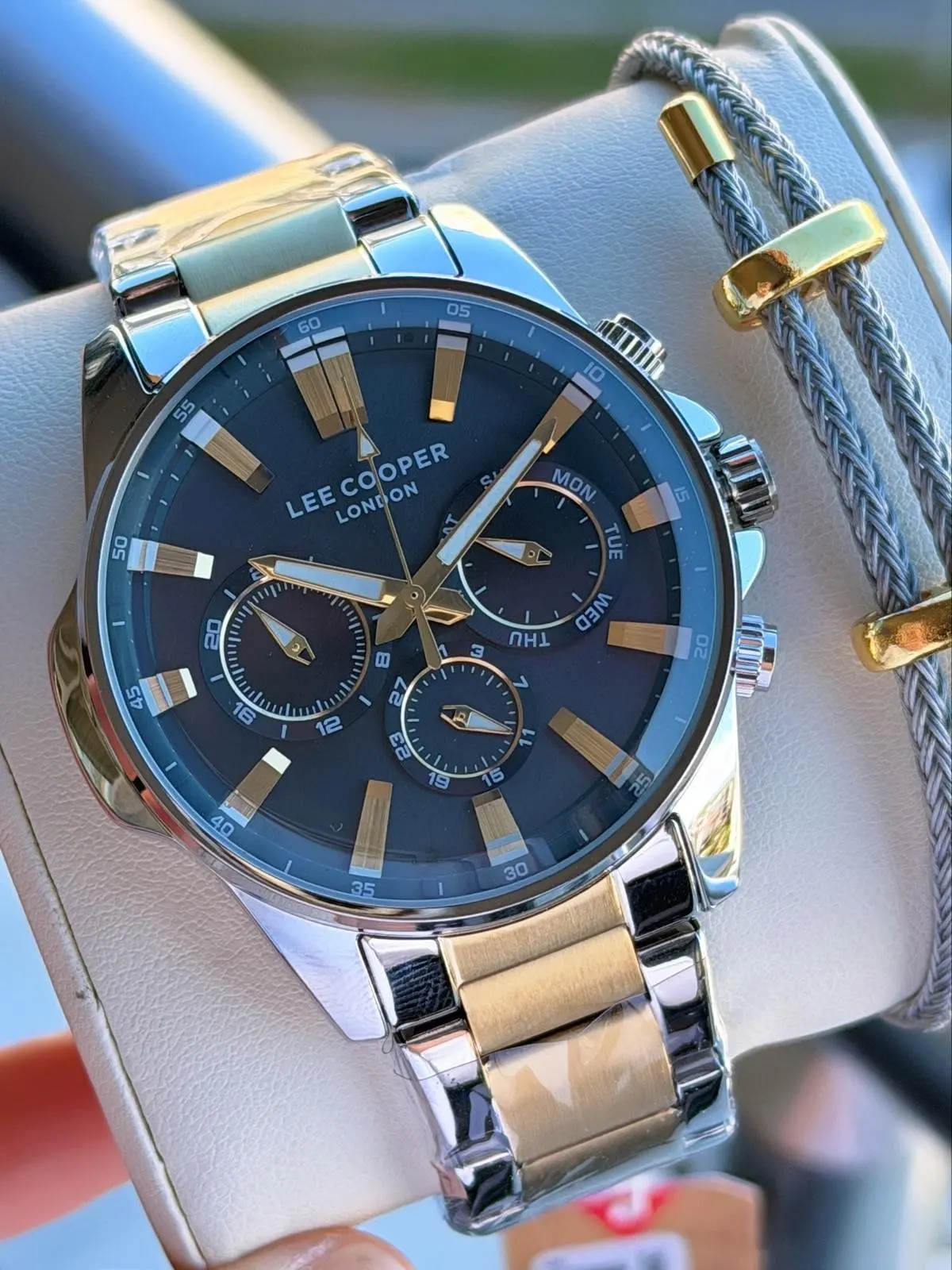 Lee Cooper İç Kadran Fonksiyonları Aktif Bileklik Hediyeli 2 Yıl Garantili Erkek Kol Saati E8253.260