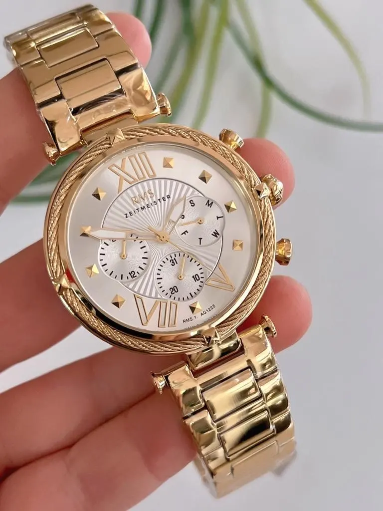 RM1493.02 RMS Romanson Grandmaster Özel Seri Kararmaz Renk Atmaz 5 Atm 48 mm Erkek Kol Saati